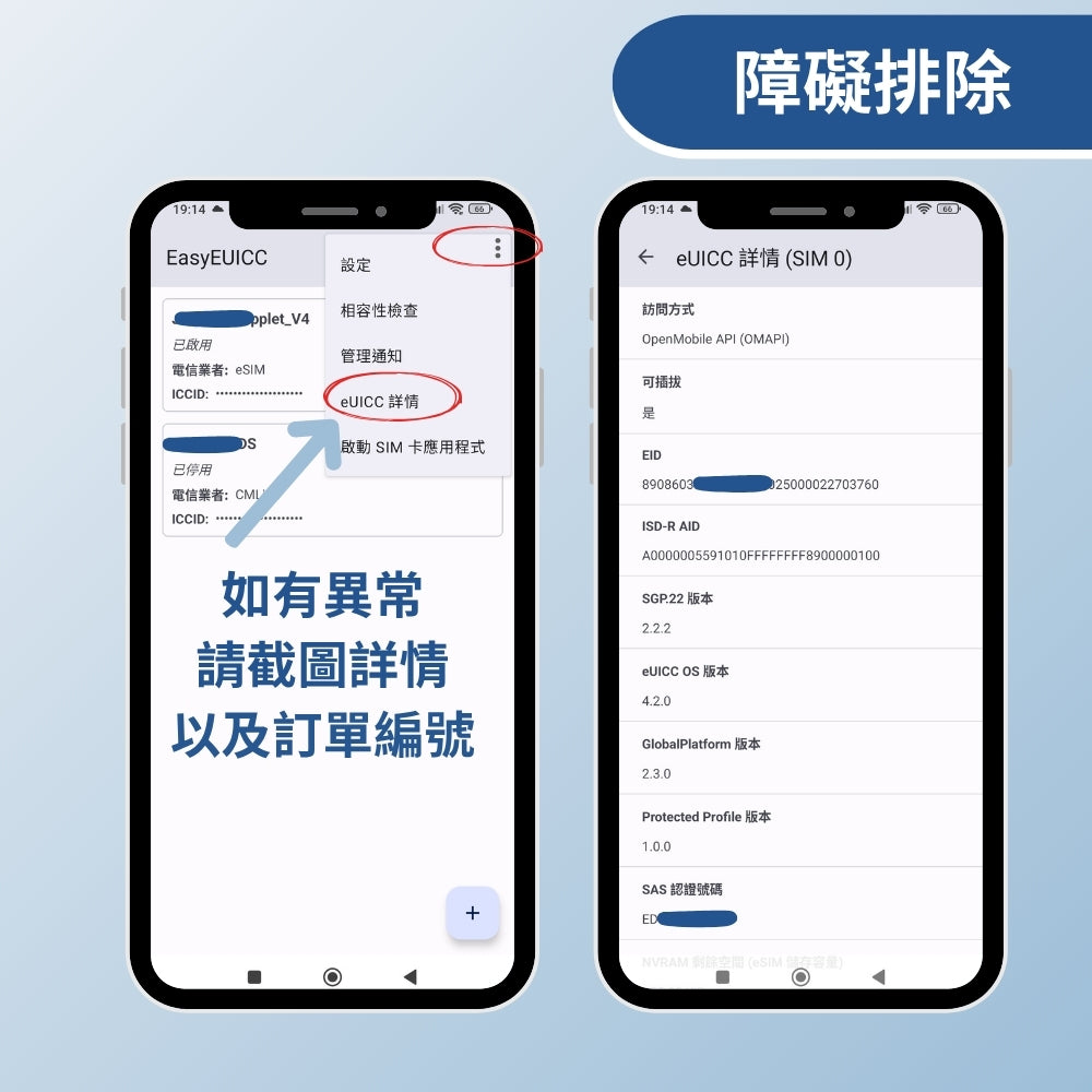 【實體卡】安卓專用 eSIM 轉換卡|舊手機秒升級eSIM,支援三合一 SIM卡 UICC卡