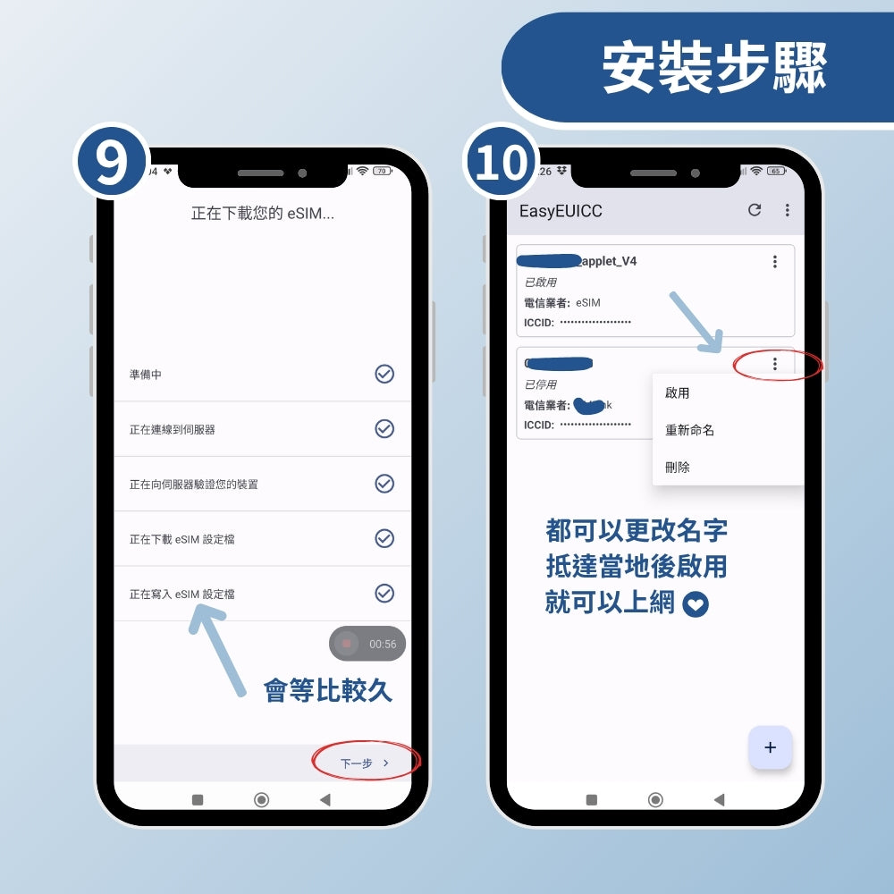 【實體卡】安卓專用 eSIM 轉換卡|舊手機秒升級eSIM,支援三合一 SIM卡 UICC卡
