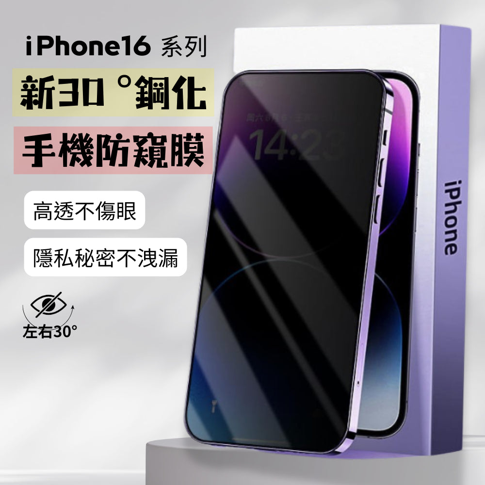 蘋果iPhone16 Pro max 手機防窺膜 【IP08】