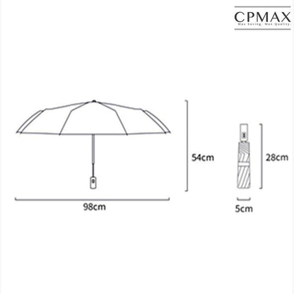 全自動黑膠防紫外線折疊傘 防曬晴雨傘 【O101】