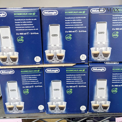 DeLonghi 迪朗奇 咖啡機除垢劑100ml x2 新包裝 咖啡機除鈣 除鈣劑 EcoDecalk除鈣劑 FOD41