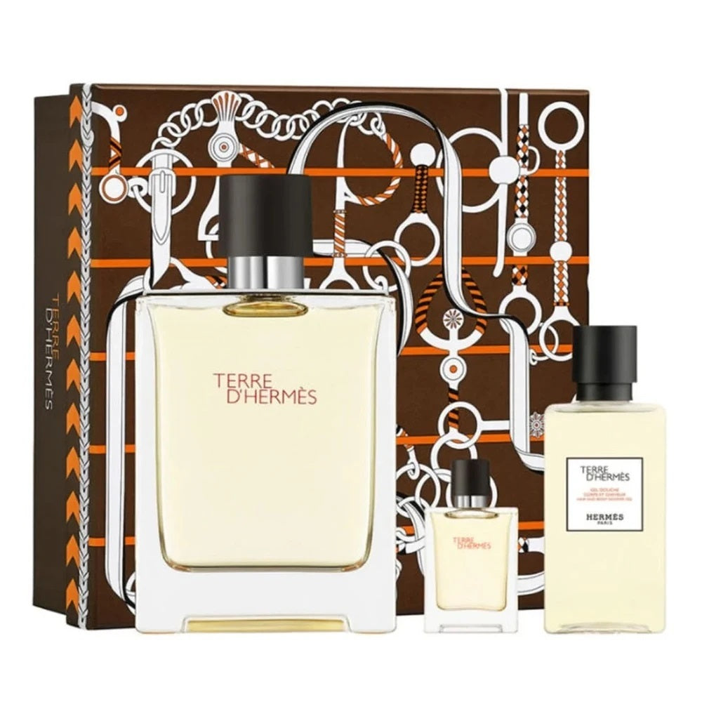 HERMES 愛馬仕 Terre D'Hermes 大地男性淡香水 禮盒大地 50ML100ML T瓶 免運【FU52】