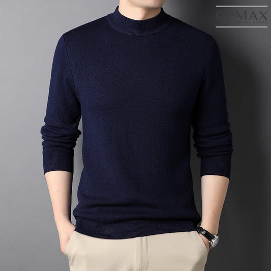 Crew neck sweater mixed with wool sweater [C01]