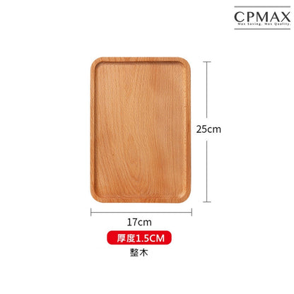 Japanese log tableware wooden tableware wooden tray [H276]