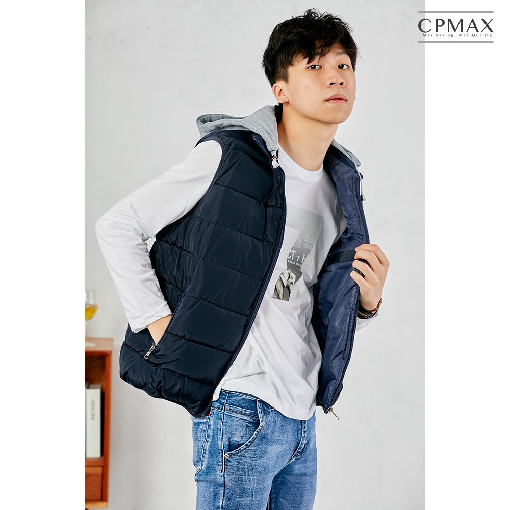 Winter Korean style men's down cotton vest warm cotton vest [VE24]