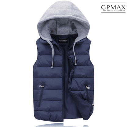 Winter Korean style men's down cotton vest warm cotton vest [VE24]