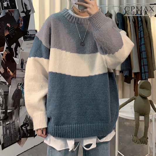 Korean style Ouba loose sweater knitted sweater [C201]