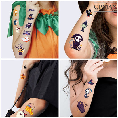 Halloween Tattoo Sticker Waterproof Tattoo Cartoon Halloween Tattoo Sticker [H28]